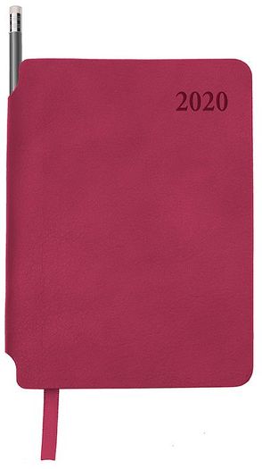 Taschenkalender A6 Soft „Berry“ 2020 mit Stiftfach