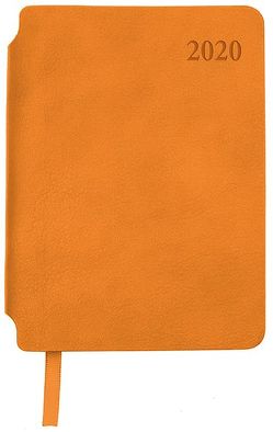 Taschenkalender A6 Soft „Orange“ 2020 mit Stiftfach