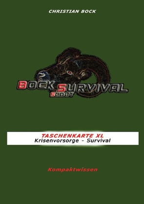 TASCHENKARTE XL Krisenvorsorge – Survival von Bock,  Christian