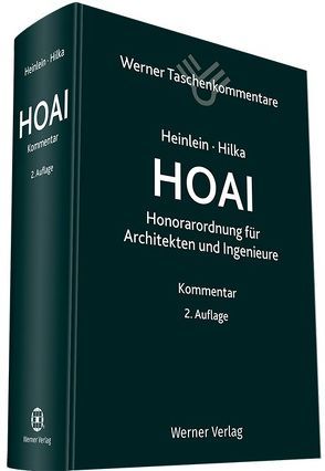 Taschenkommentar HOAI von Heinlein,  Klaus, Hilka,  Matthias