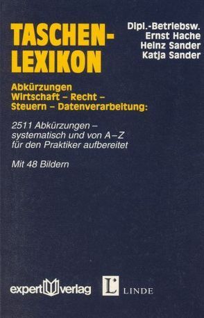 Taschenlexikon Abkürzungen von Hache,  Ernst, Sander,  Heinz