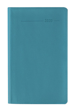 Taschenplaner PVC türkis 2020 – Bürokalender – Taschenplaner (9,5 x 16) – 32 Seiten – separates Adressheft – Terminplaner – Notizheft von ALPHA EDITION