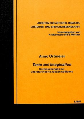 Taste und Imagination von Ortmeier,  Anno