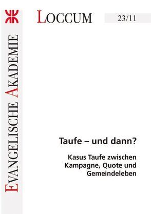 Taufe – und dann? von Goldenstein,  Johannes