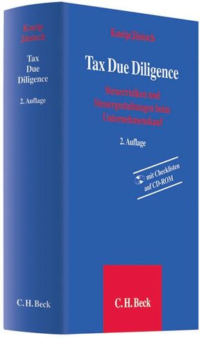 Tax Due Diligence von Jänisch,  Christian, Kneip,  Christoph