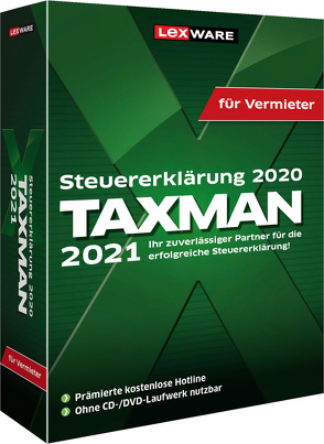 TAXMAN 2021 für Vermieter