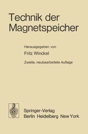 Technik der Magnetspeicher von Winckel,  F.