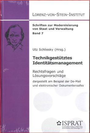 Technikgestütztes Identitätsmanagement von Schliesky,  Utz