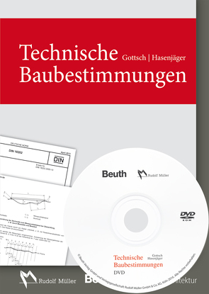 Technische Baubestimmungen – DVD Grundwerk Mehrplatzlizenz 1 bis 8 von Gottsch,  Hans, Hasenjäger,  Siegfried