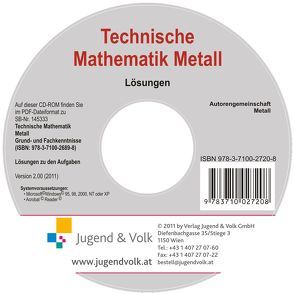 Technische Mathematik Metall – Grund- und Fachkenntnisse von Autorengemeinschaft Metall