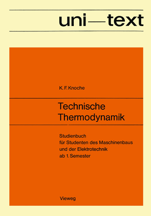 Technische Thermodynamik von Knoche,  Karl-Friedrich