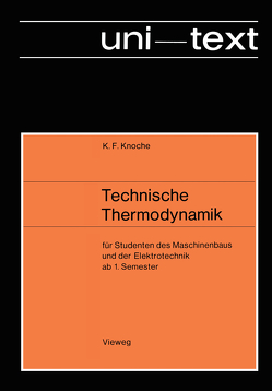 Technische Thermodynamik von Knoche,  Karl-Friedrich