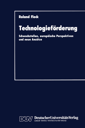 Technologieförderung von Fleck,  Roland