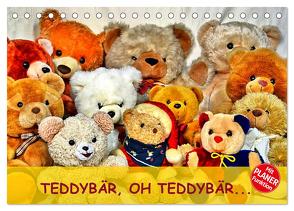 TEDDYBÄR, OH TEDDYBÄR… (Tischkalender 2024 DIN A5 quer), CALVENDO Monatskalender von Chrystal,  Jennifer