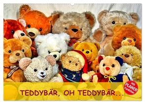 TEDDYBÄR, OH TEDDYBÄR… (Wandkalender 2024 DIN A2 quer), CALVENDO Monatskalender von Chrystal,  Jennifer