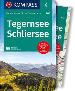 KOMPASS Wanderführer 5443 Tegernsee, Schliersee von Hüsler,  Eugen