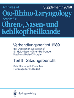 Teil II: Sitzungsbericht von Fleischer,  Konrad