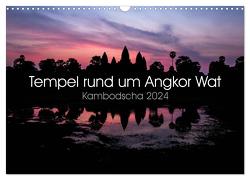 Tempel rund um Angkor Wat (Wandkalender 2024 DIN A3 quer), CALVENDO Monatskalender von Wolf,  Jürgen