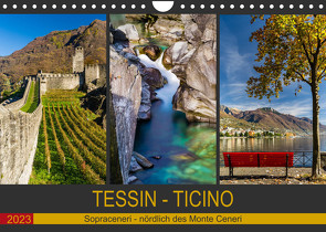 Tessin – Ticino (Wandkalender 2023 DIN A4 quer) von Caccia,  Enrico