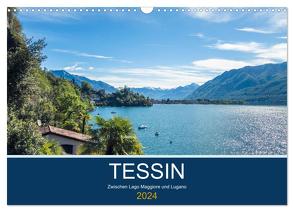 Tessin, zwischen Lago Maggiore und Lugano (Wandkalender 2024 DIN A3 quer), CALVENDO Monatskalender von custompix.de,  custompix.de