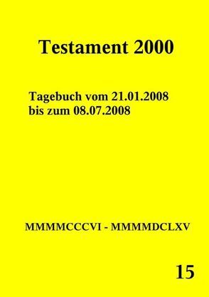 Testament 2000 – Band 15 von Norman,  Peter