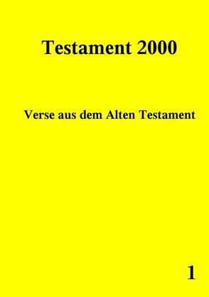 Testament 2000 – Band 1 von Norman,  Peter