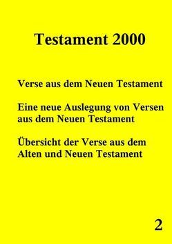 Testament 2000 – Band 2 von Norman,  Peter