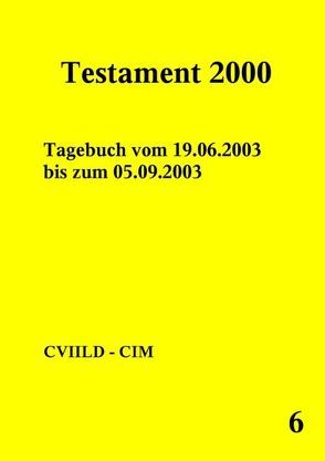 Testament 2000 – Band 6 von Norman,  Peter