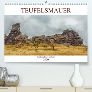 Teufelsmauer – Sandsteinfelsen im Harz (Premium, hochwertiger DIN A2 Wandkalender 2020, Kunstdruck in Hochglanz) von Brunner-Klaus,  Liselotte