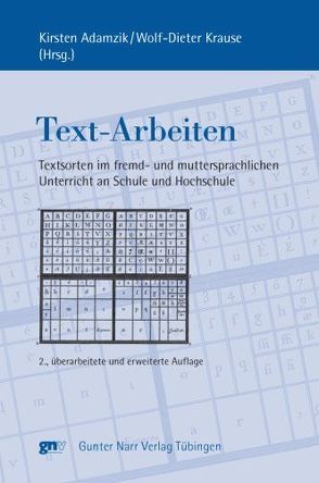 Text-Arbeiten von Adamzik,  Kirsten, Krause,  Wolf-Dieter