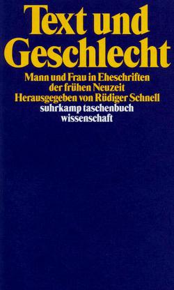 Text und Geschlecht von Schnell,  Rüdiger