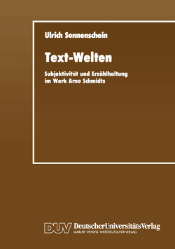 Text-Welten von Sonnenschein,  Ulrich