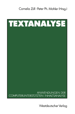 Textanalyse von Mohler,  Peter Ph., Züll,  Cornelia