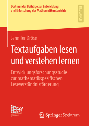 Textaufgaben lesen und verstehen lernen von Dröse,  Jennifer