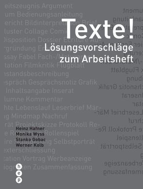 Texte! von Gobac,  Stanko, Häfner,  Heinz, Kolb,  Werner, Wyss,  Monika