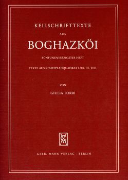 Texte aus Stadtplanquadrat L/18, III. Teil von Torri,  Giulia