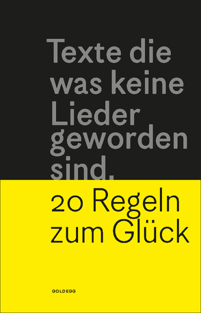 Texte die was keine Lieder geworden sind. von Beck,  Thomas Andreas