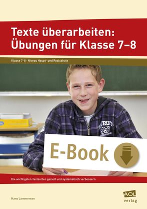 Texte überarbeiten: Übungen für Klasse 7-8 von Lammersen,  Hans