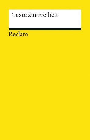 Texte zur Freiheit von Pfister,  Jonas