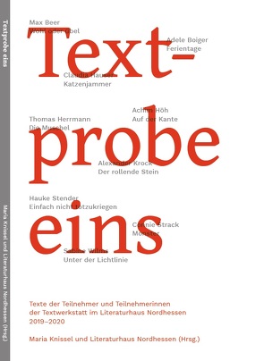 Textprobe eins von Knissel,  Marie, Literaturhaus Nordhessen