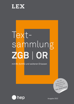 Textsammlung ZGB OR (Print inkl. eLehrmittel, Neuauflage 2023)