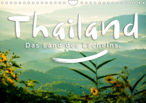 Thailand – Das Land des Lächelns. (Wandkalender 2024 DIN A4 quer) von Monkey,  Happy