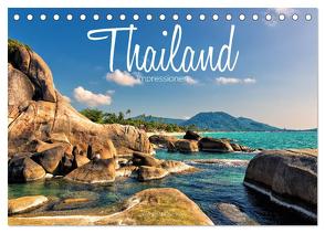 Thailand Impressionen (Tischkalender 2024 DIN A5 quer), CALVENDO Monatskalender von Becker,  Stefan