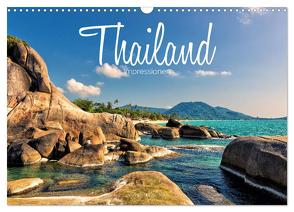 Thailand Impressionen (Wandkalender 2024 DIN A3 quer), CALVENDO Monatskalender von Becker,  Stefan