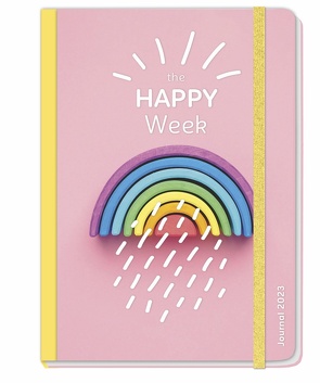 The Happy Week Bullet Journal A5 Taschenkalender 2023. Übersichtlicher Terminplaner mit Platz für positive Gedanken und Lifehacks. Buchkalender A5 2023 für einen achtsamen Alltag. von Heye