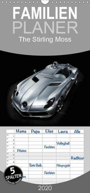 The Stirling Moss – Familienplaner hoch (Wandkalender 2020 , 21 cm x 45 cm, hoch) von Bau,  Stefan