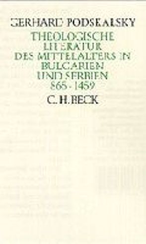 Theologische Literatur des Mittelalters von Podskalsky,  Gerhard