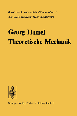 Theoretische Mechanik von Hamel,  Georg