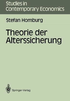 Theorie der Alterssicherung von Homburg,  Stefan