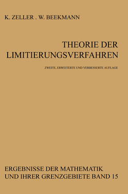 Theorie der Limitierungsverfahren von Beekmann,  W., Zeller,  Karl